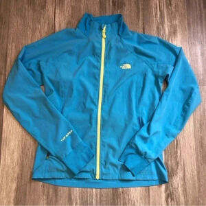 The North Face TNF‎ Apex lightWeight Windbreak Jacket Full Zipper Size M Blue